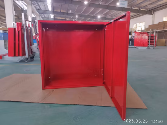 Israel Steel Fire Cabinet/Metal Fire Hose Reel Cabinet 80*80*30
