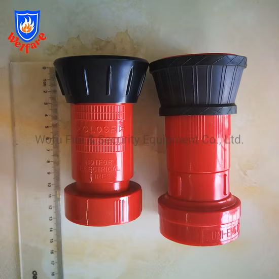 Above 80gpm Polycarbonate Fire Hose Plastic Nozzle