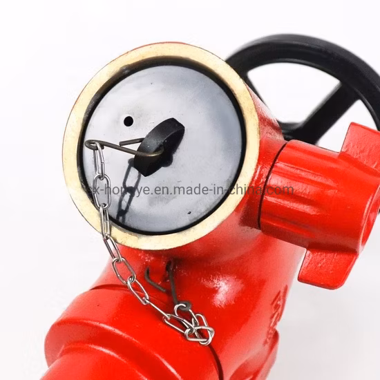 Hongye 2.5′′ Brass Prv Landing Valve Angle Valve Pressure Regulating Fire Hydrant