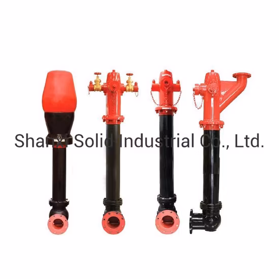 Ductile Iron Pillar Type Red Fire Hydrant DN100
